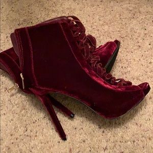 Red Velvet Booties